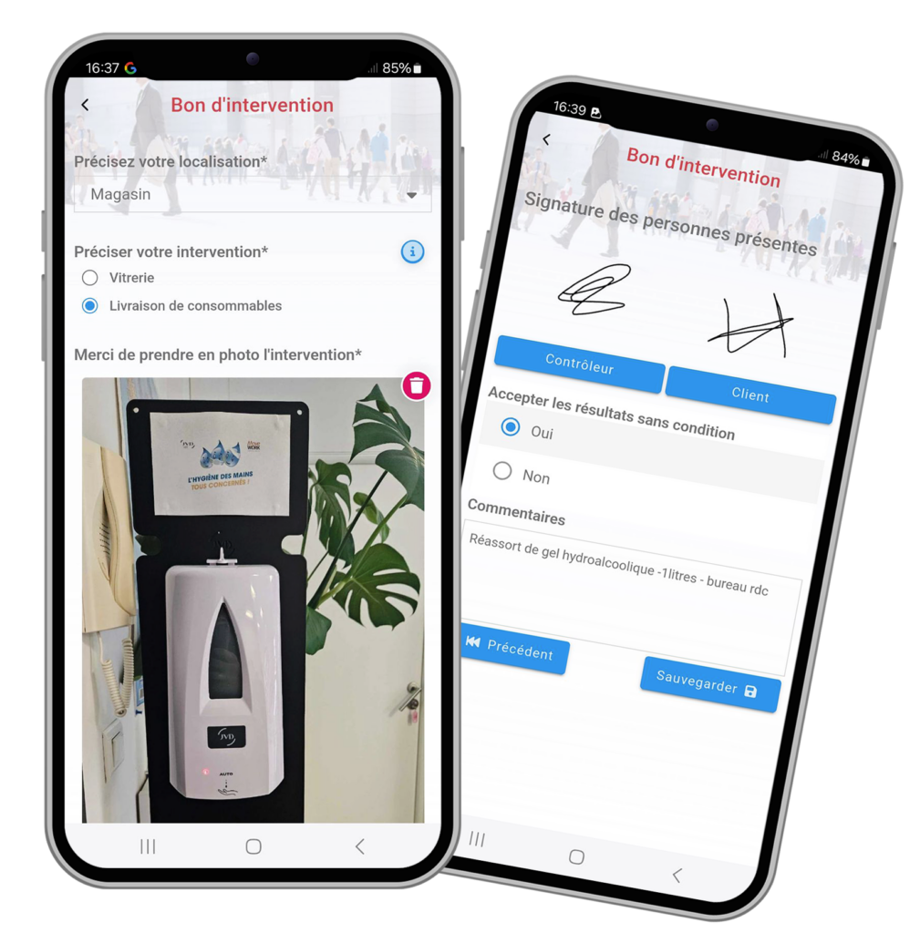 fiche d'intervention